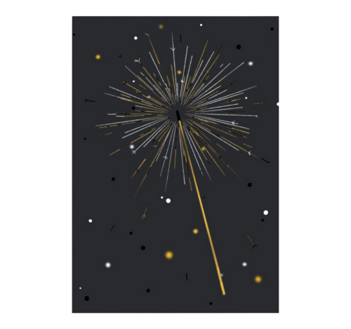 Открытка "БЕНГАЛЬСКИЕ ОГНИ"