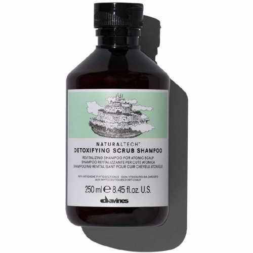 DAVINES, Детоксирующий шампунь-скраб 250 мл, Natural Tech Detoxifying scrub Shampoo