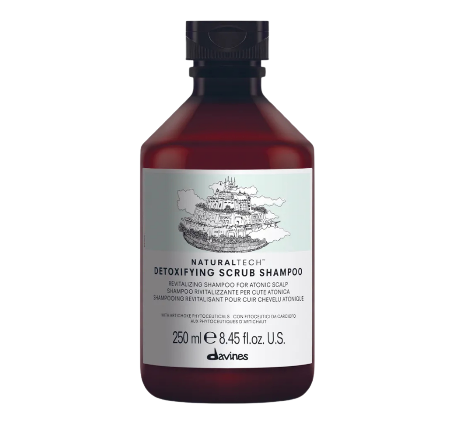DAVINES, Детоксирующий шампунь-скраб 250 мл, Natural Tech Detoxifying scrub Shampoo