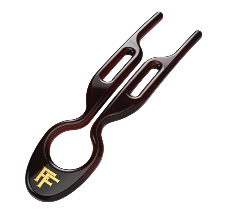 FIONA FRANCHIMON (№1 HAIRPIN), Шпильки коричневого цвета (набор из 3 шпилек)