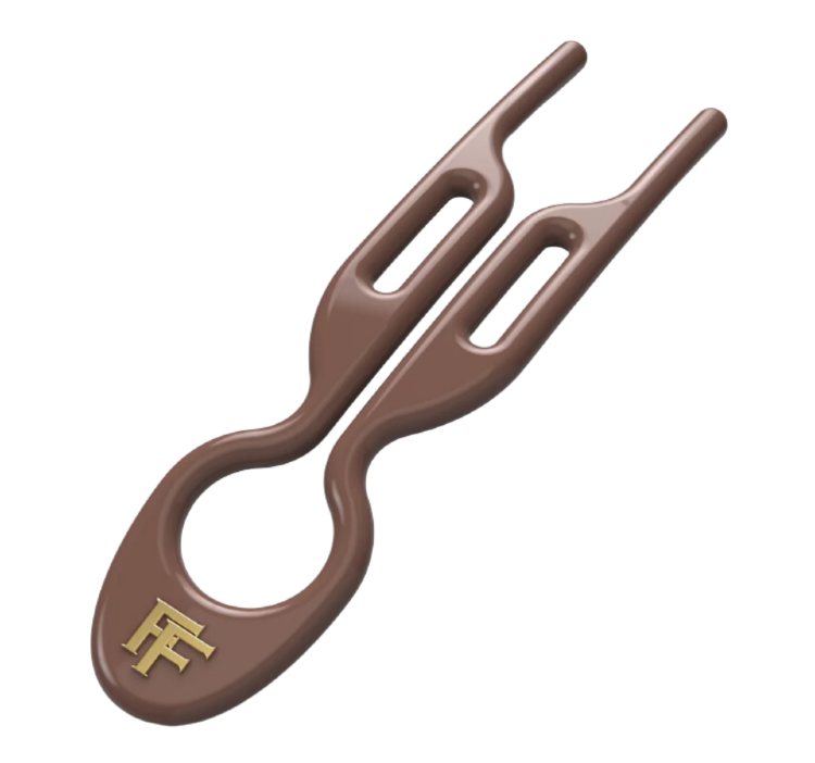 FIONA FRANCHIMON (№1 HAIRPIN), Шпильки оттенка Мокачино (набор из 3 шпилек)