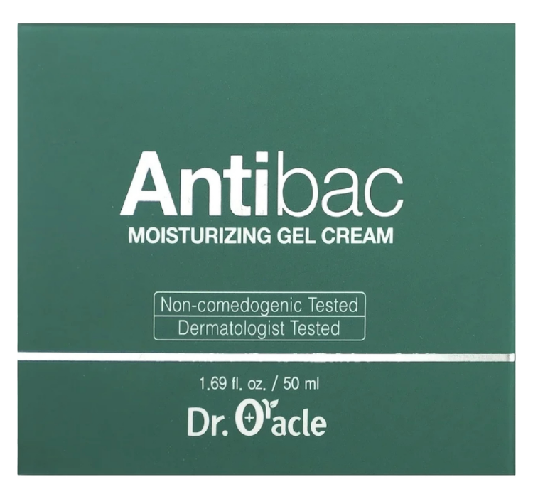 DR.ORACLE Увлажняющий крем-гель для лица против несовершенств, 50 мл, Anti bac Moisturizing Gel Crea