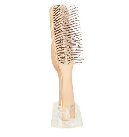 S-HEART-S, Расческа Scalp Brush World Gold (розовое золото) удлиненная, мягкая