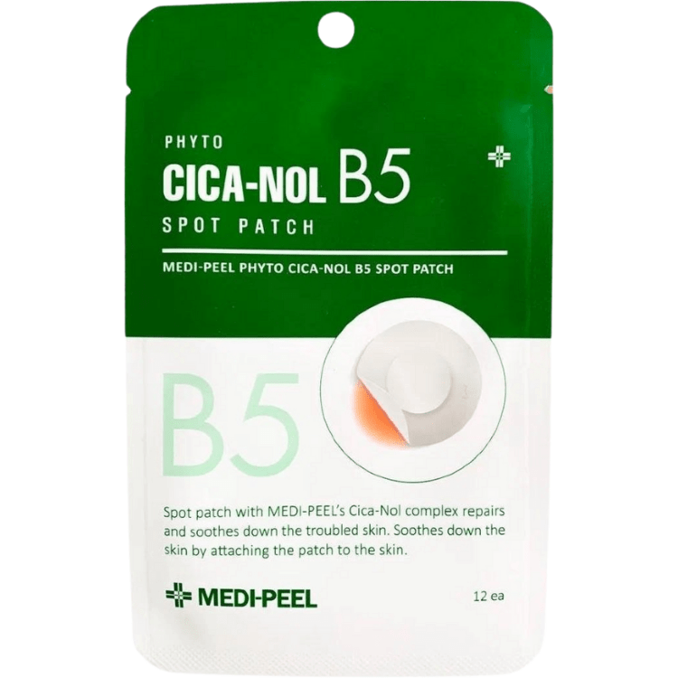 MEDI-PEEL, Точечные пластыри для удаления воспалений, 12 шт*12 мм, Phyto CICA-Nol B5 Spot Patch
