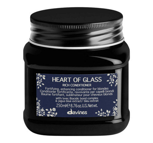 DAVINES, Питательный кондиционер для защиты и сияния блонд 250 мл, Heart of glass rich conditioner