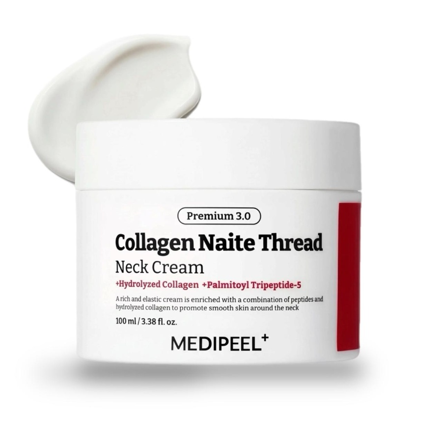 MEDI-PEEL,PREMIUM 3.0 COLLAGEN NAITE THREAD NECK CREM Моделирующий крем для шеи и декольте , 100 мл