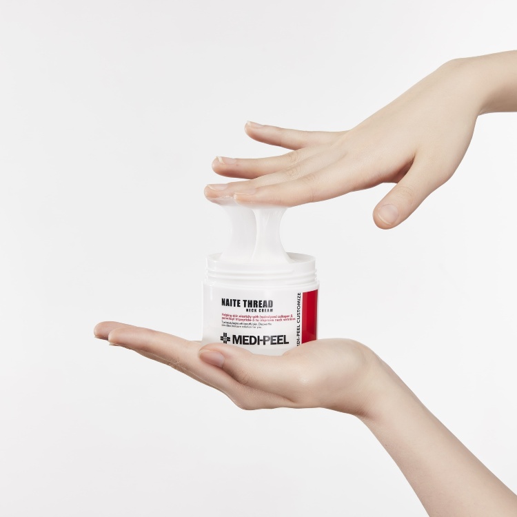 MEDI-PEEL, Premium Моделирующий крем для шеи и зоны декольте Naite Thread 2.0, 100 мл