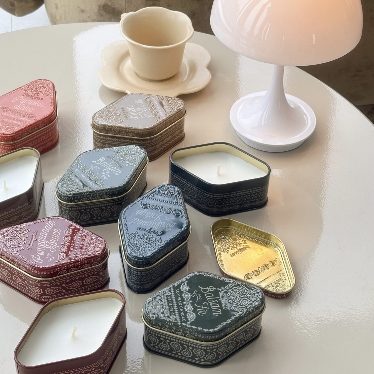 PADDYWAX, Компактная travel-свеча в металлической баночке, DRIFTWOOD INDIGO