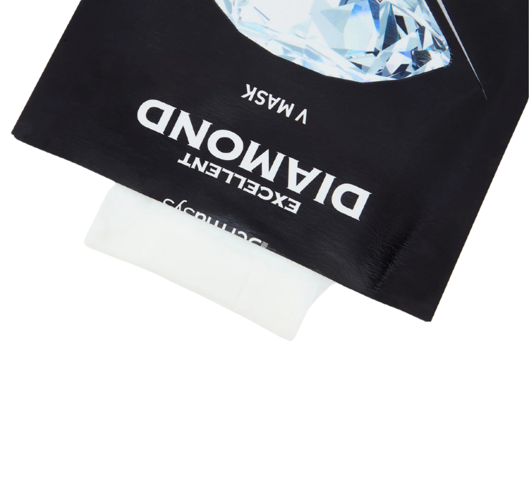 DR.ORACLE  Тканевая маска для лица и области шеи с алмазной пылью,1 шт, Dermasys Diamond V Mask