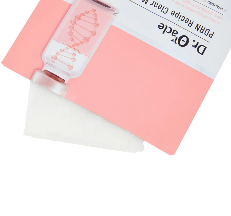 DR.ORACLE Ревитализирующая тканевая маска для лица, (10шт/ 1упаковка) PDRN Recipe Clear Mask